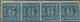 Bayern - Marken Und Briefe: 1862, Quadratausgabe 6 Kr Dunkelgrauultramarin, Waagerechter Viererstrei - Otros & Sin Clasificación