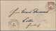 Bayern - Marken Und Briefe: 1870, Wappen 12 Kr. Purpurlila Mit Wasserzeichen X (enge Raute) Als EINZ - Andere & Zonder Classificatie