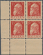 Bayern - Marken Und Briefe: 1911, Luitpold 10 Pfg. Rot In Type I, Eckrand-4er-Block Links Unten Mit - Other & Unclassified