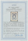Bayern - Telegrafenmarken: 1870, 14 Kr. / 50 C. Violettgrau (statt Blau), Ungezähnter Vorlagedruck, - Sonstige & Ohne Zuordnung