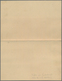 Bayern - Ganzsachen: 1884, Unbedruckte Gelbliche Papierprobe Zur Wappenausgabe 10 Pf. Mit Beidseitig - Andere & Zonder Classificatie
