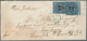 Hannover - Marken Und Briefe: 1851, Kuvert Mit Zweimal 1/15 Taler Schwarz Auf Blau Je Mit Blauem K2 - Hanover