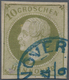Hannover - Marken Und Briefe: 1861, 10 Groschen Dunkelgrünlicholiv Sauber Entwertet Mit K1 Hannover - Hanover
