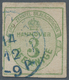 Hannover - Marken Und Briefe: 1863, 3 Pf / 3/10 Sgr. Grünoliv Entwertet Mit K2 Hannover, Die Marke I - Hanover