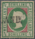 Helgoland - Marken Und Briefe: 1867, ½ S Dunkelbläulichgrün/karmin Mit Kopftype II Gestempelt Mit Ei - Heligoland