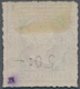Helgoland - Marken Und Briefe: 1867, 1 S Rosakarmin/dunkelgrün, Durchstochen, Mit Blauer Handschrift - Heligoland