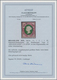 Helgoland - Marken Und Briefe: 1875, Viktoria 1 F / 1 Pf. Lilakarmin/(dunkel)grün Ovalausgabe Mit Ru - Heligoland