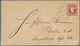 Helgoland - Ganzsachen: 1875, 1½ P./10 Pfg. Ganzsachenumschlag Bedarfsgebraucht Mit Rundstempel Type - Helgoland
