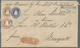 Oldenburg - Marken Und Briefe: 1862 Ovalausgabe ½ Gr. Orange, 2 Gr. Ultramarin Und 3 Gr. Ocker Auf B - Oldenburg