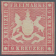 Württemberg - Marken Und Briefe: 1857, Wappen 9 Kr. Karminrosa Mit Seidenfaden, Ungebraucht Ohne Gum - Andere & Zonder Classificatie