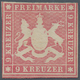 Württemberg - Marken Und Briefe: 1857, Wappen 9 Kr. Karminrosa Mit Seidenfaden, Ungebraucht Ohne Gum - Sonstige & Ohne Zuordnung