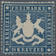 Württemberg - Marken Und Briefe: 1862, 18 Kreuzer Blau Dünnes Papier Ungebraucht Ohne Gummi, Eine Ec - Other & Unclassified