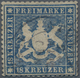 Württemberg - Marken Und Briefe: 1862, 18 Kreuzer Blau Zart Gestempelt, Gering Repariert, Mi 2.800.- - Andere & Zonder Classificatie