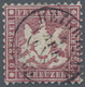 Württemberg - Marken Und Briefe: 1862, 9 Kreuzer Dunkelrotkarmin Sauber Und Zentral Entwertet Mit K1 - Other & Unclassified