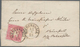 Württemberg - Marken Und Briefe: 1867, 3 Kr. Rosa, Farbfrisches Exemplar Mit Gutem Durchstich Auf Kl - Other & Unclassified