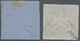 Württemberg - Marken Und Briefe: 1868, 7 Kreuzer Blau Und Desgl. Dkl'preußischblau (Briefstück) Je S - Sonstige & Ohne Zuordnung