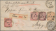 Norddeutscher Bund - Marken Und Briefe: 1869. Dekorative 4-Farben-Frankatur Aus 1 Gr (durchstochen), - Andere & Zonder Classificatie