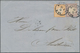 Deutsches Reich - Brustschild: 1872, Kleiner Schild ¼ Gr. Hellviolett Und Großer Schild ½ Gr Orange - Unused Stamps