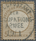 Deutsches Reich - Brustschild: 1872 Kleiner Schild 5 Gr Graubraun Mit Ideal-K1 "FELDPOSTAMT DER OCCU - Unused Stamps