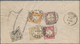 Deutsches Reich - Brustschild: 1872, Innendienst 10 Gr.+¼Gr.+½Gr.+1Gr.+5Gr. BRUSTSCHILD-FÜNF-FARBEN- - Unused Stamps