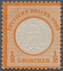 Deutsches Reich - Brustschild: 1872, Kleiner Brustschild 1/2 Kreuzer Orange, Sauber Ungebraucht Mit - Unused Stamps