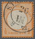 Deutsches Reich - Brustschild: 1872, Freimarken Brustschild ½ Gr Orange Kleiner Schild Mit Dem Selte - Unused Stamps