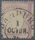 Deutsches Reich - Brustschild: 1872, Großer Schild ¼ Gr. Grauviolett Mit Starker Senkrechter Verzähn - Unused Stamps