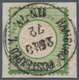 Deutsches Reich - Brustschild: 1872, 1/3 Gr. Dunkelgrün Großer Schild, Zentrisch Gestempelt Auf Brie - Unused Stamps