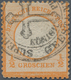 Deutsches Reich - Brustschild: 1872 Großer Schild ½ Gr. Orange Mit Seltenem KIRCHEN-SIEGELSTEMPEL "S - Unused Stamps