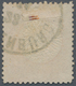 Deutsches Reich - Brustschild: 1872, Großer Schild ½ Gr. Orange Mit Doppelprägung Des Mittelstückes - Ungebraucht