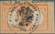 Deutsches Reich - Brustschild: 1872 Paar ½ Gr. Orange Mit OVALEM DIENSTSIEGEL "KAISERL- DEUTSCHES PO - Ungebraucht