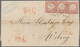 Deutsches Reich - Brustschild: 1873. MeF Mit 3x 1 Groschen (gr. Schild), Dabei 1 Waagrechtes Paar, A - Unused Stamps