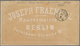 Deutsches Reich - Brustschild: 1872, 1 Groschen Karmin Großer Schild Auf Brief Mit Rückseitig Tollem - Ongebruikt