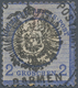 Deutsches Reich - Brustschild: 1872, Großer Schild 2 Gr. Blau Mit Sehr Seltenem Postamts-Siegelstemp - Unused Stamps