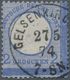 Deutsches Reich - Brustschild: 1872, Großer Schild 2 Gr. Blau Mit Stark Verschobener Zähnung Nach Re - Unused Stamps