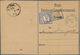 Deutsches Reich - Brustschild: 1872, Großer Schild 2 Gr. Blau Auf Vordruck-Insinuations-Dokument Mit - Ungebraucht