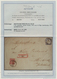 Deutsches Reich - Brustschild: 1872/75 Großer Schild 2 Gr. Blau+10 "Pfennige" Rot Auf EINSCHREIBEN-P - Unused Stamps
