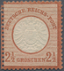 Deutsches Reich - Brustschild: 1872, 2½ Groschen Rötlichbraun, Großer Schild. Die Ungebrauchte Marke - Unused Stamps