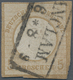 Deutsches Reich - Brustschild: 1872: 5 Gr. Ockerbraun, Geschnitten, Breitrandiges Feines Stück (rück - Ungebraucht