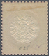 Deutsches Reich - Brustschild: 1872, Großer Schild 3 Kr. Karmin Ungebraucht Mit Doppelprägung Des Mi - Ungebraucht