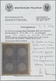 Deutsches Reich - Brustschild: 1874, Großer Schild 9 Kr. Braunorange Im Viererblock Ungebraucht Mit - Unused Stamps