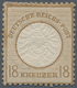 Deutsches Reich - Brustschild: 1872, Großer Schild 5 Gr. Graubraun Ungebraucht Mit Doppelprägung Des - Ongebruikt