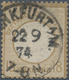 Deutsches Reich - Brustschild: 1872, Großer Schild 18 Kr. Ockerbraun Mit Zentrischem K1 "FRANKFURT A - Unused Stamps