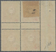 Deutsches Reich - Pfennig: 1887, 25 Pfennig Orangebraun, Spätauflage, Tadellos Postfrischer 4er-Bloc - Brieven En Documenten