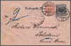 Deutsches Reich - Krone / Adler: 1892, Rohrpost-Umschlag 30 Pf Krone/Adler Mit Seltener Weiterfranka - Brieven En Documenten