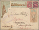 Deutsches Reich - Germania: 1900, 10 Pfg. Germania Reichspost, Zwei Werte Als Portogerechte Frankatu - Unused Stamps