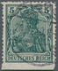 Deutsches Reich - Germania: 1915, 5 Pf. Germania Mit Wz.1 Unten Ungezähnt In Gebrauchter Bedarfserha - Unused Stamps