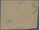 Deutsches Reich - Germania: 1915, 20 Pfg. Germania, (grau-)ultramarin UNGEZÄHNT, Entwertet Mit Stric - Unused Stamps