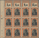 Deutsches Reich - Germania: 1915, 30 Pfg. Germania Kriegsdruck Auf X-Papier, Postfrischer Zwölferblo - Unused Stamps