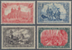 Deutsches Reich - Germania: 1916/18, 1 - 5 Mark "Kriegsdruck", Ungebrauchter Satz Mit Sauberem Erstf - Unused Stamps